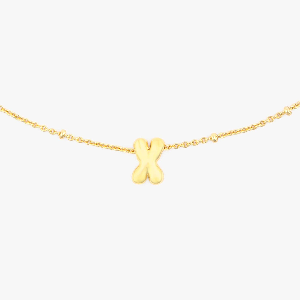 Alphabet Satellite Chain Choker