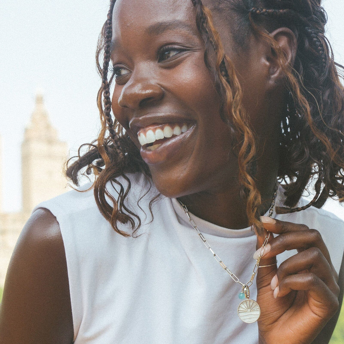 Harper Statement Ocean Sunset Charm