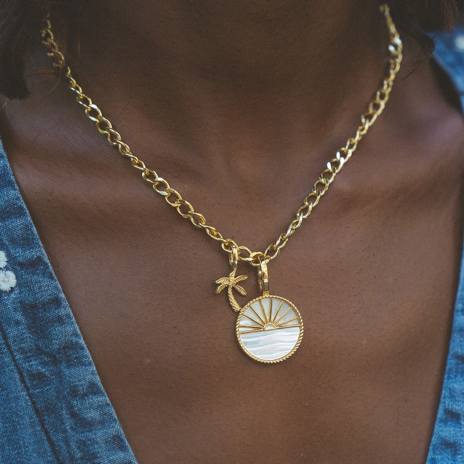 Harper Statement Ocean Sunset Charm