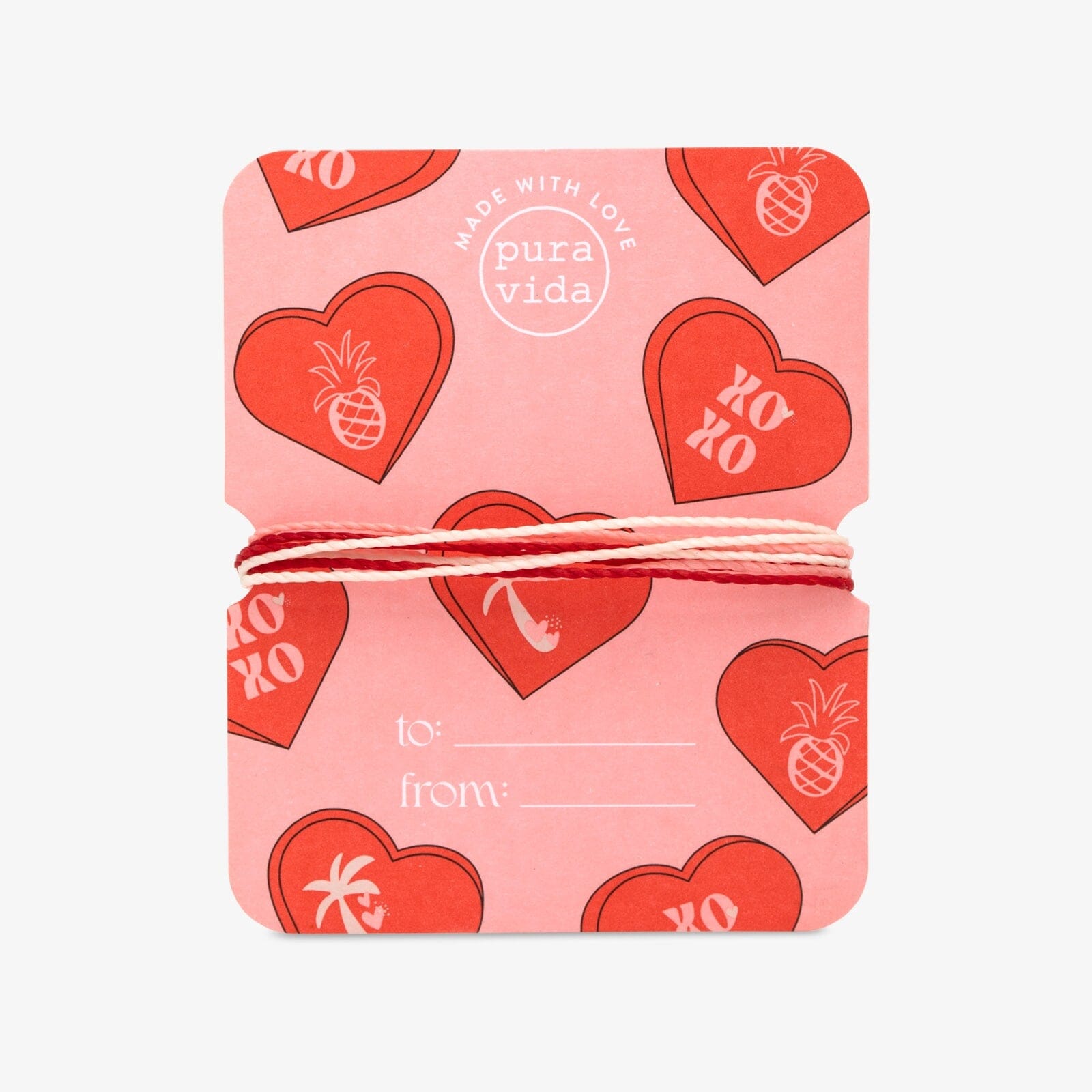 Love You More Bracelet with Card 5 Pack