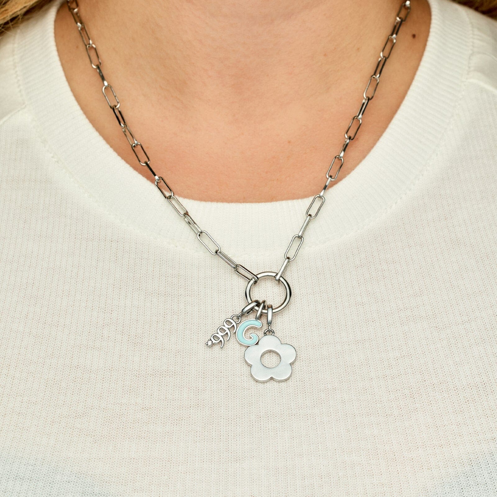 Harper Enamel Alphabet Charm