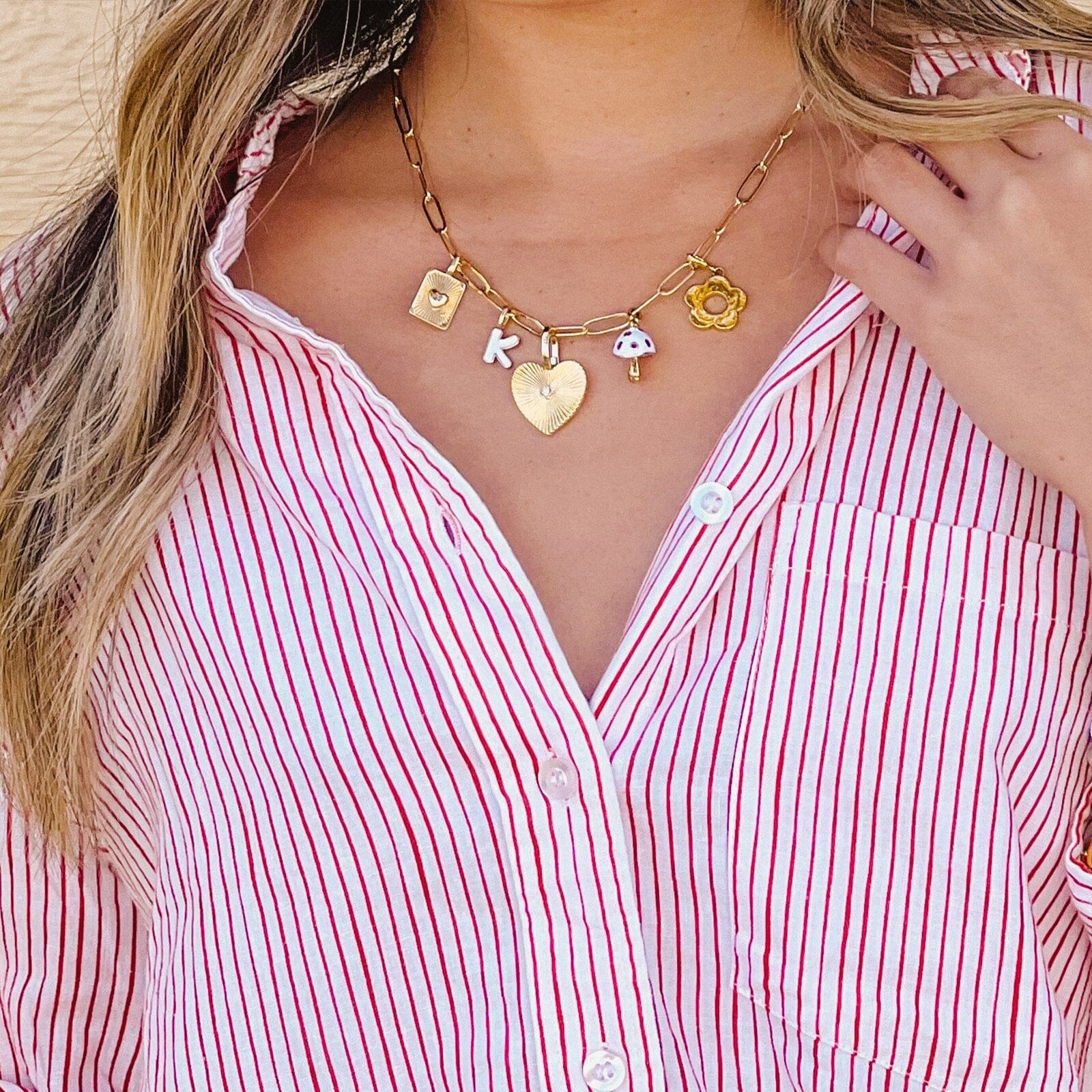 Harper Enamel Alphabet Charm