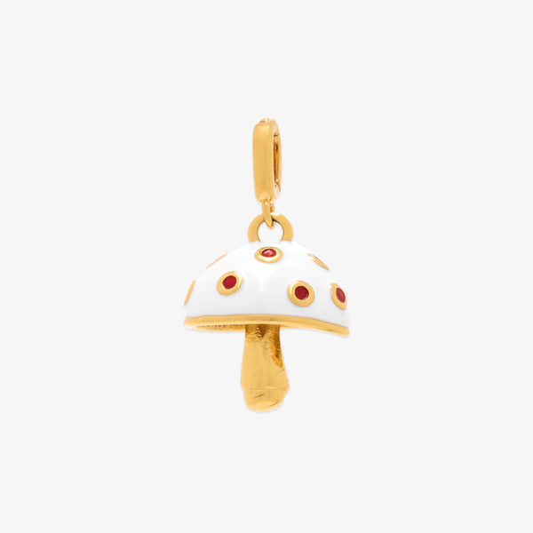 Harper Enamel Mushroom Statement Charm
