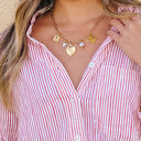 Harper Enamel Mushroom Statement Charm