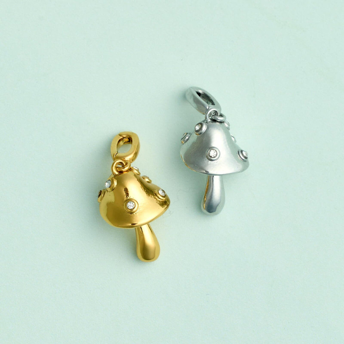 Harper Jeweled Mushroom Charm