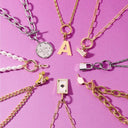 Harper Slanted Statement Alphabet Charm