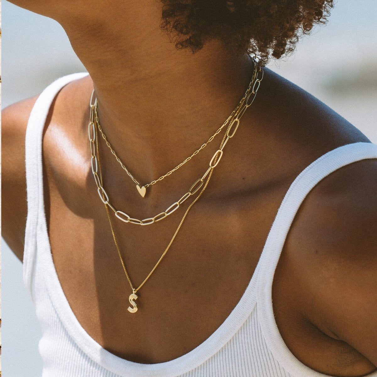 Initial Pendant Necklace