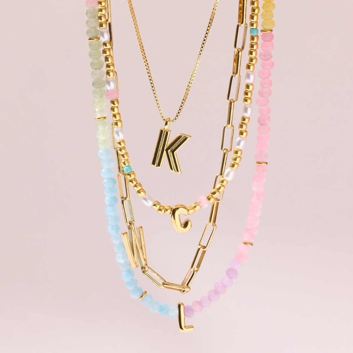 Initial Pendant Necklace