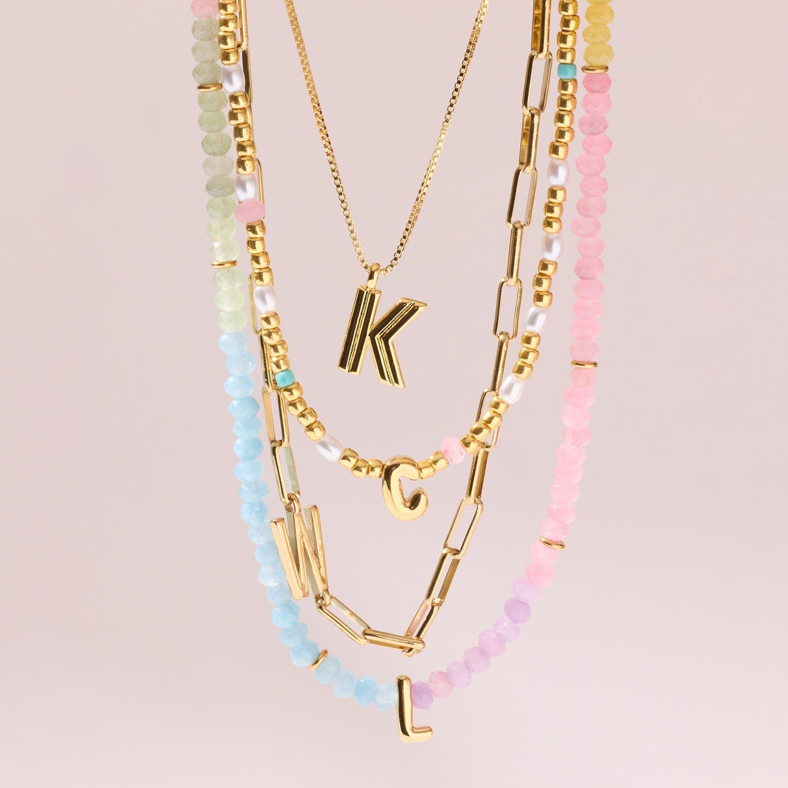 Initial Pendant Necklace