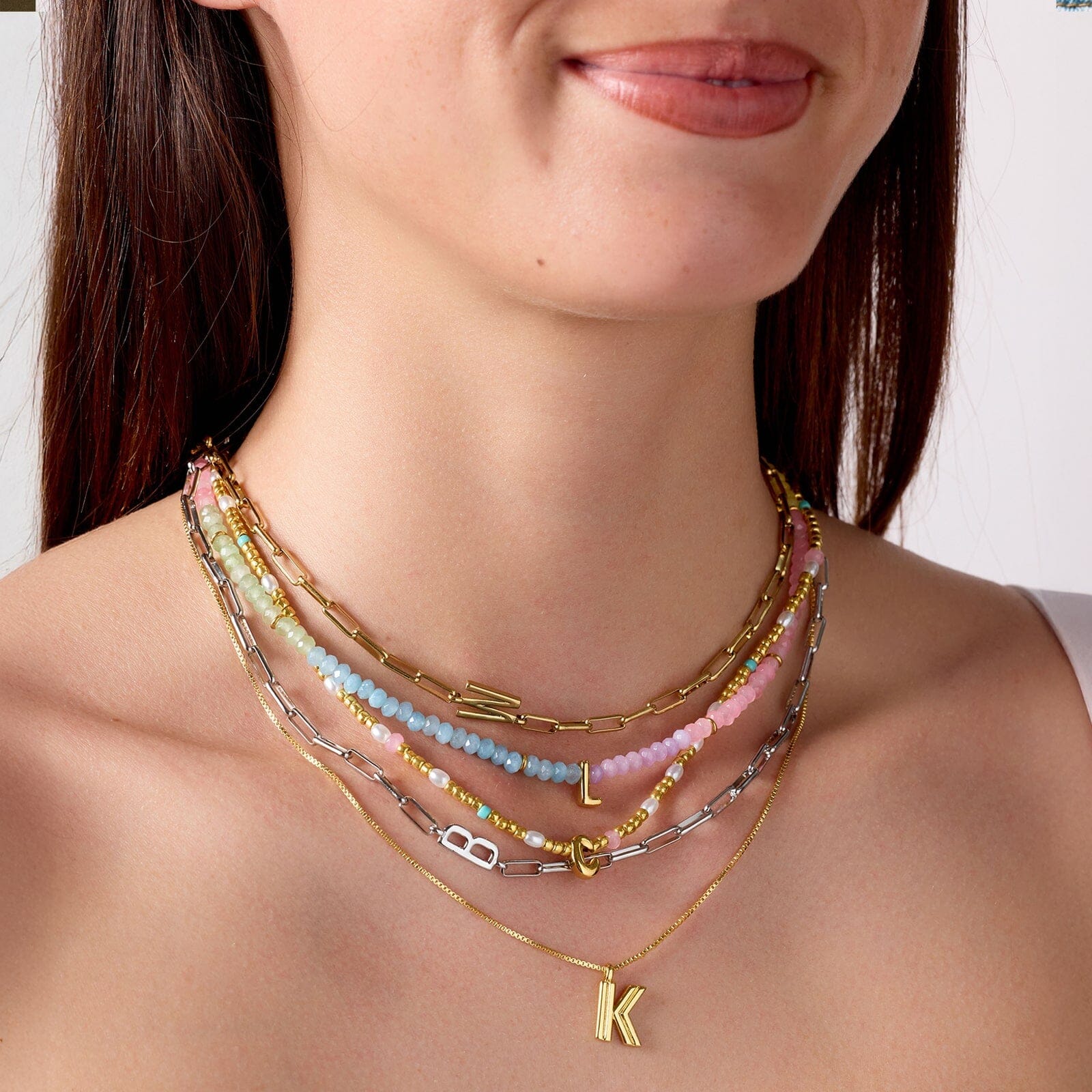 Initial Pendant Necklace