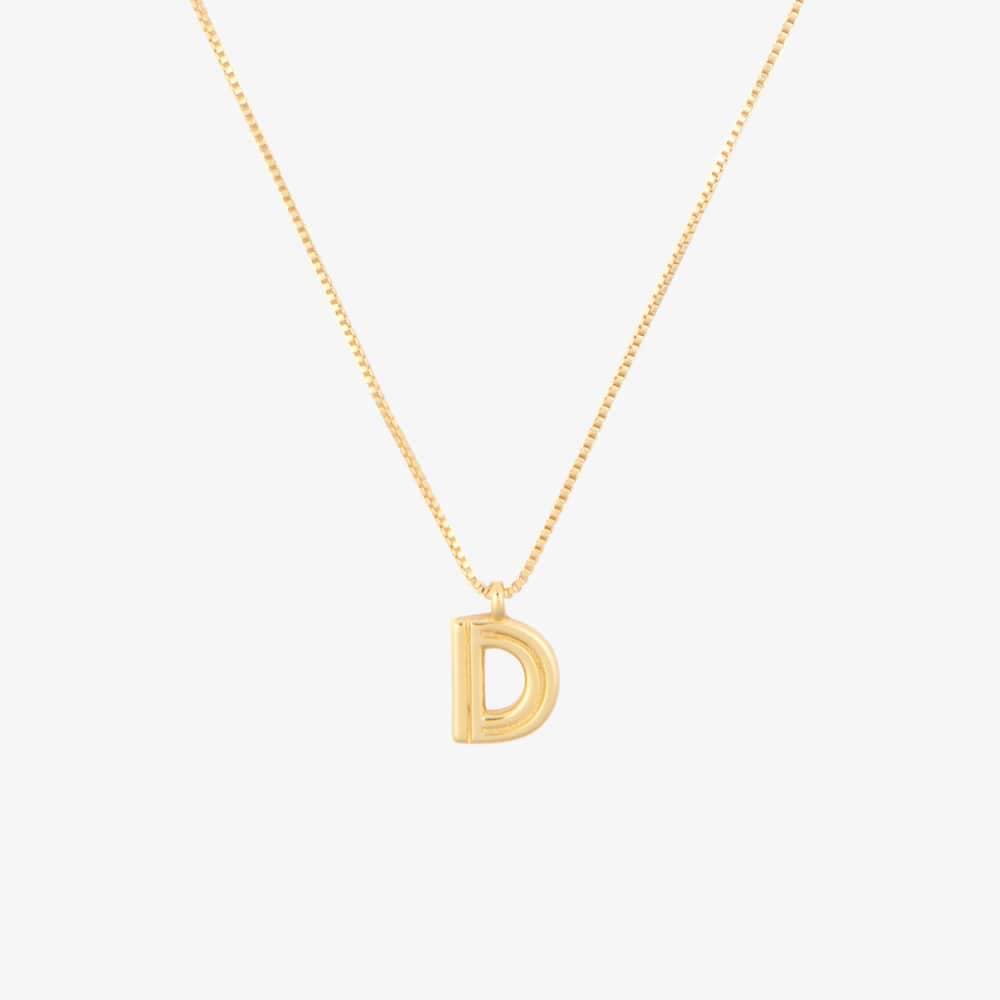 Initial Pendant Necklace