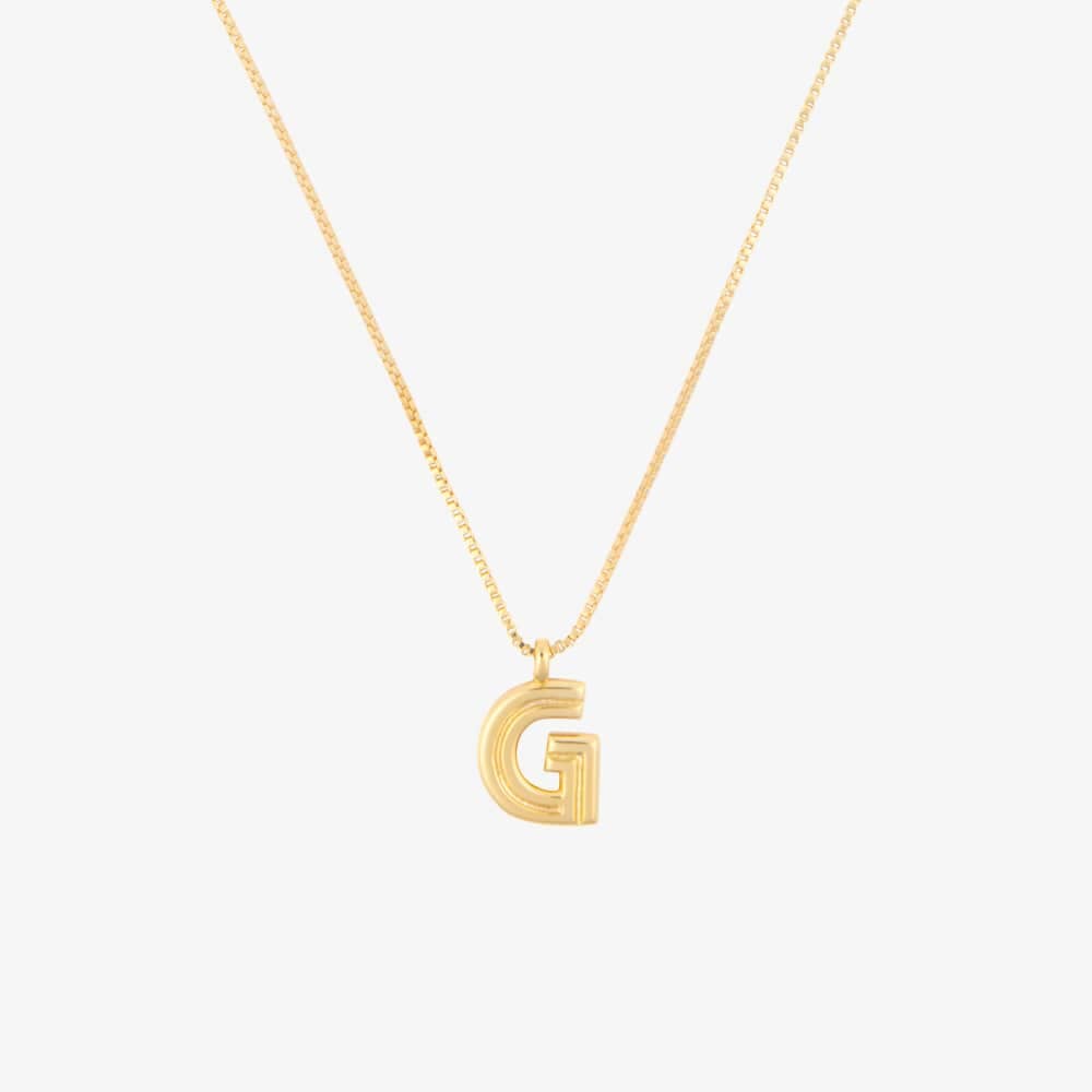 Initial Pendant Necklace
