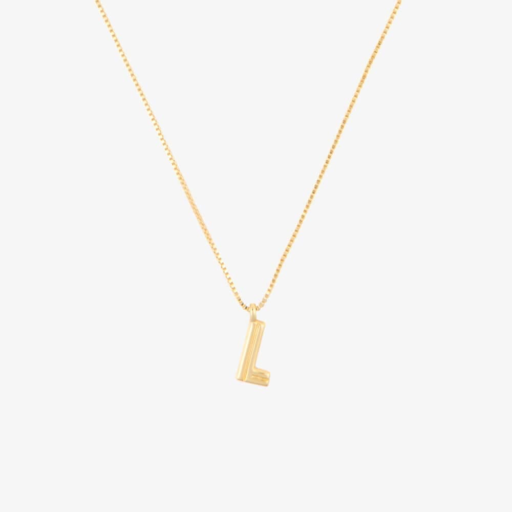 Initial Pendant Necklace