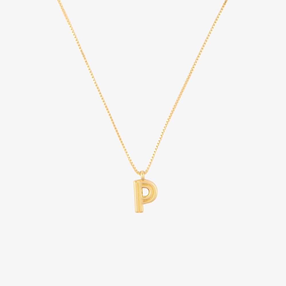 Initial Pendant Necklace