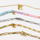 Initial Pearl & Seed Bead Choker