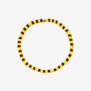 Maroon & Yellow Stretch Bracelet