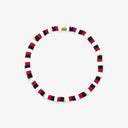 Red, Black & White Stretch Bracelet