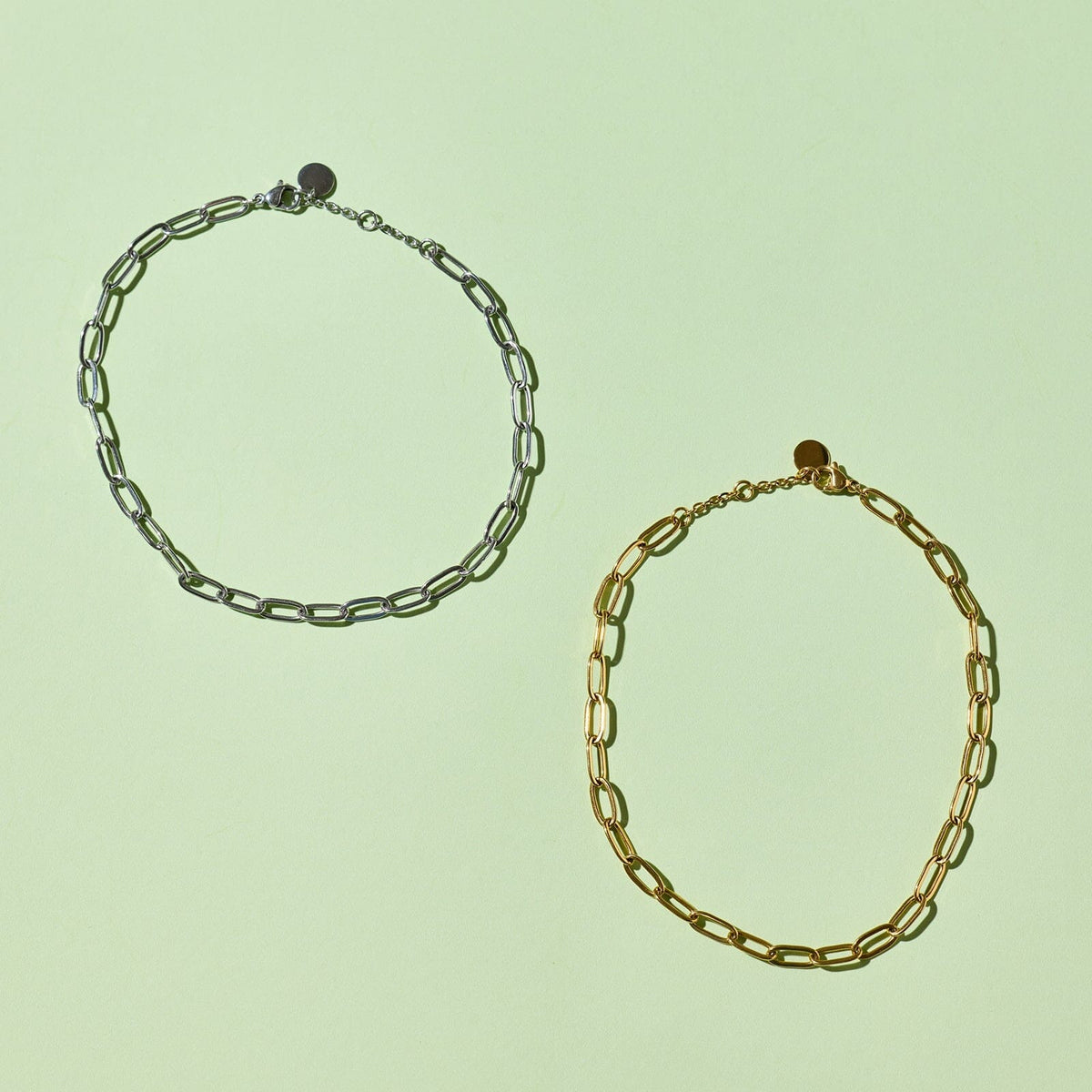 Harper Paperclip Chain Anklet