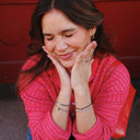 Twisted Dome Hoop Earrings