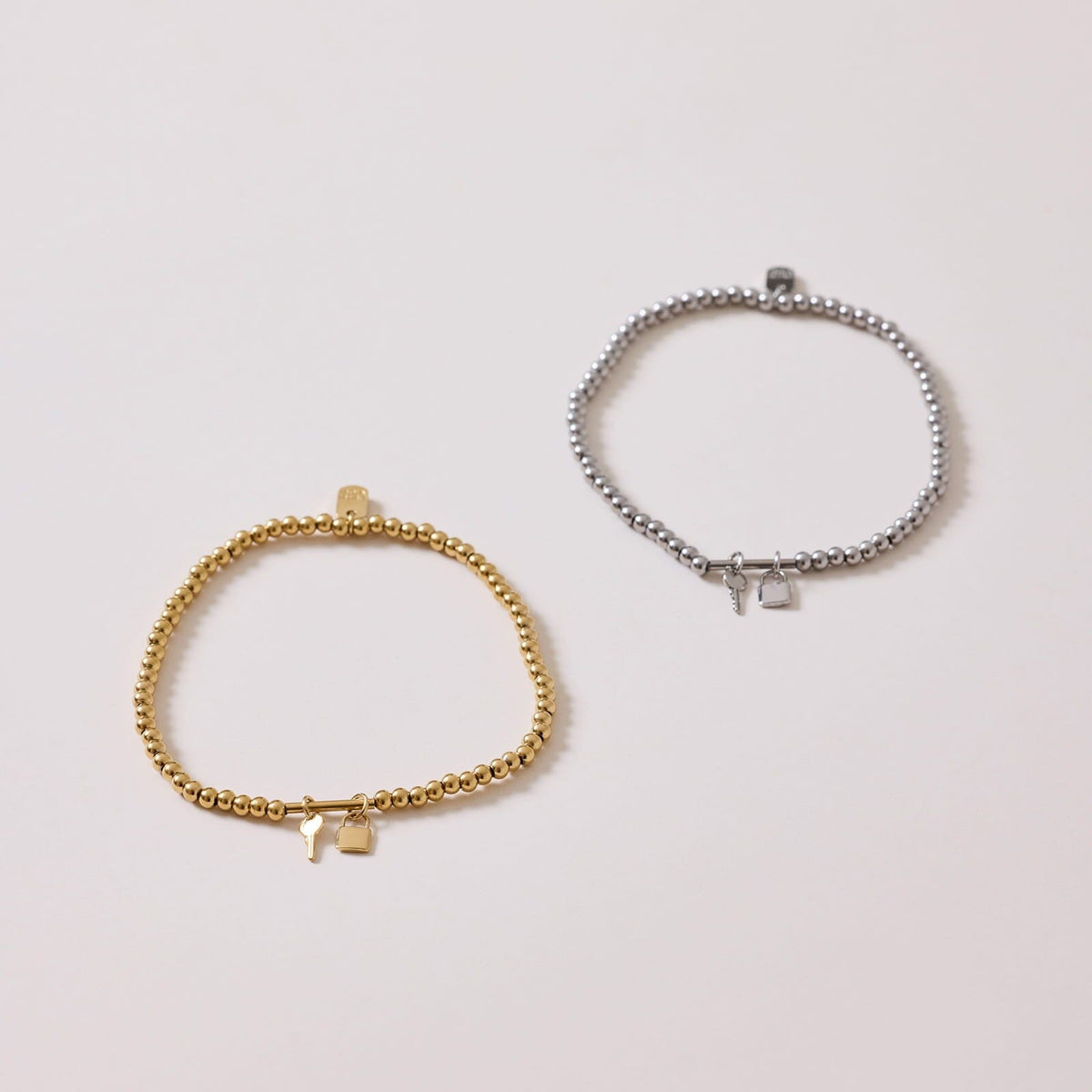 Lock and Key Stretch Bracelet