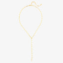 Paperclip Chain Lariat Necklace
