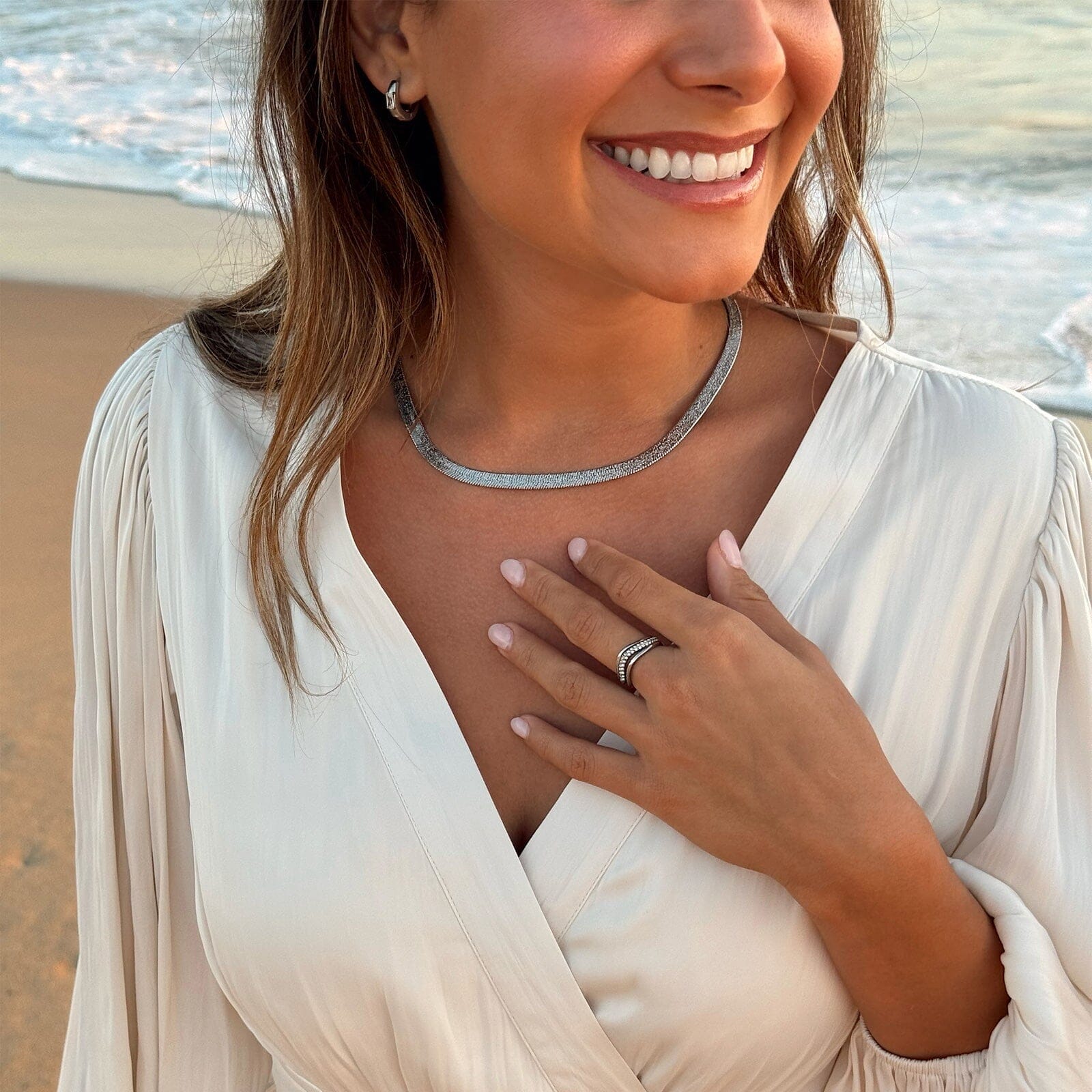 Herringbone Chain Necklace