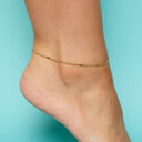 Delicate Station Chain Anklet
