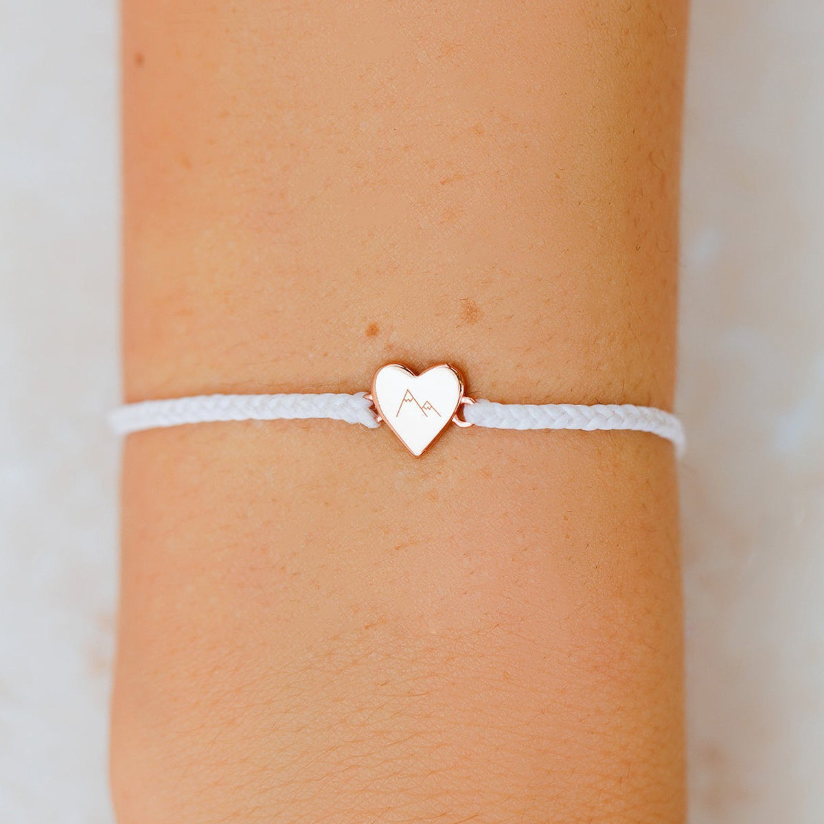 Engravable Heart Charm Bracelet