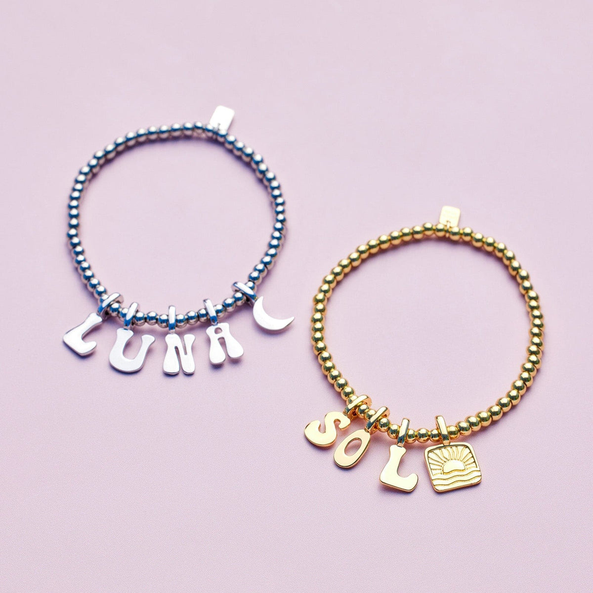 Harper Retro Alphabet Charm