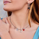 Harper Enamel Heart Charm