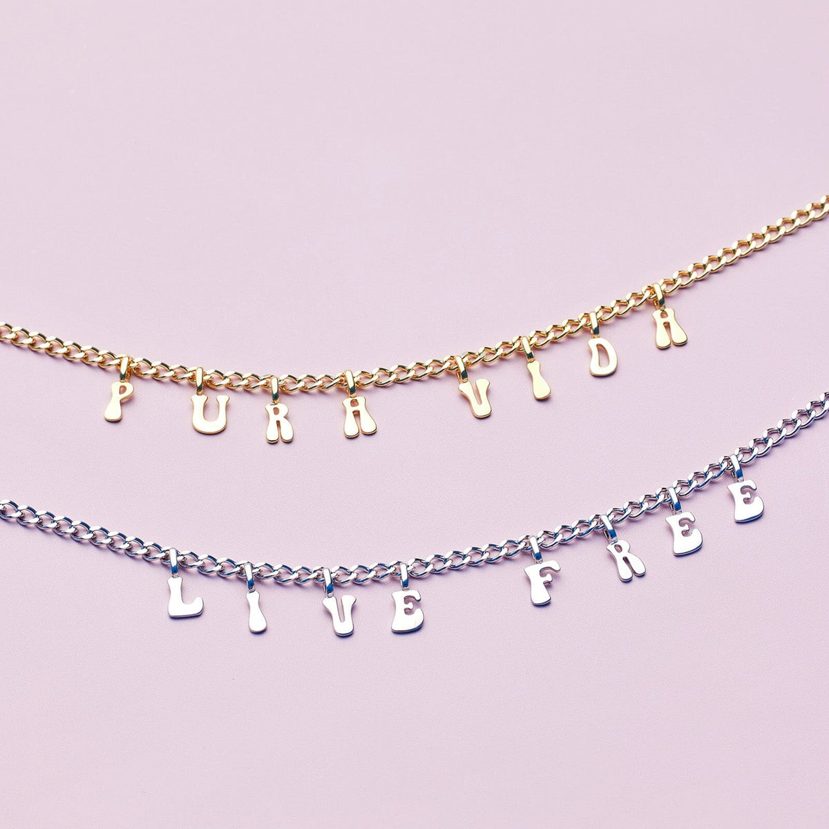 Harper Retro Alphabet Charm