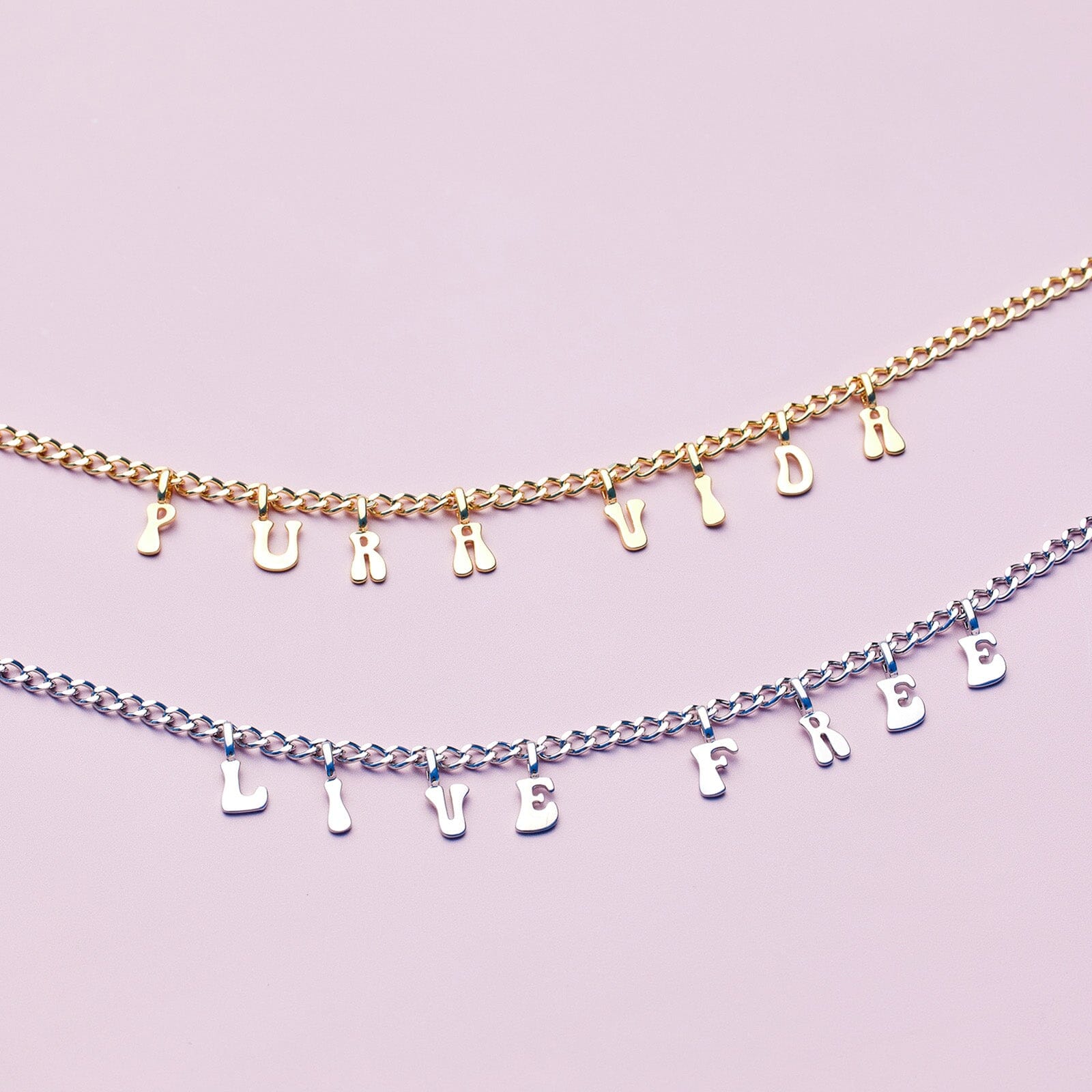 Harper Retro Alphabet Charm