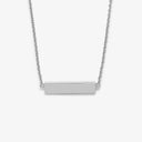 Demi-Fine Engravable Bar Necklace