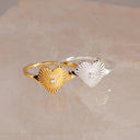 Sunburst Heart Ring